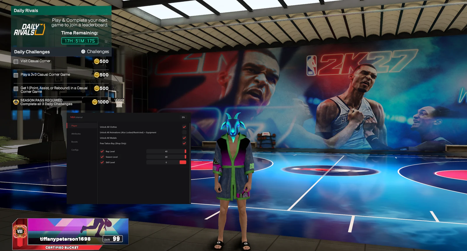 FIFA 27 cheat match tools menu