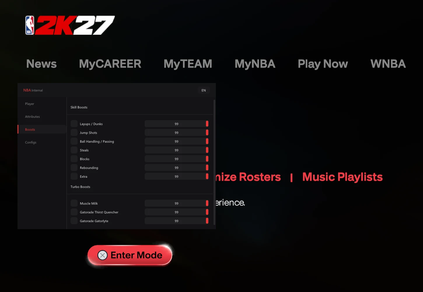 FIFA 27 cheat main menu