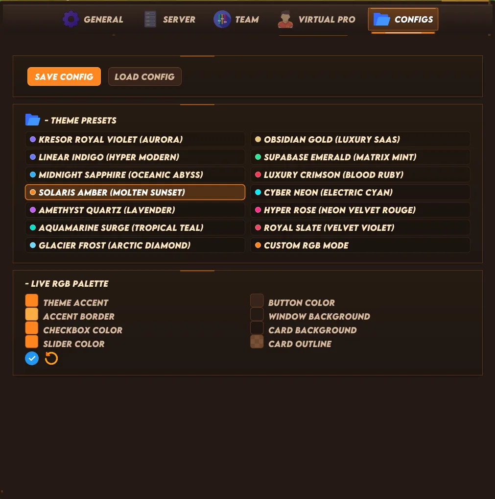 Fc 27 Premium Configs Menu