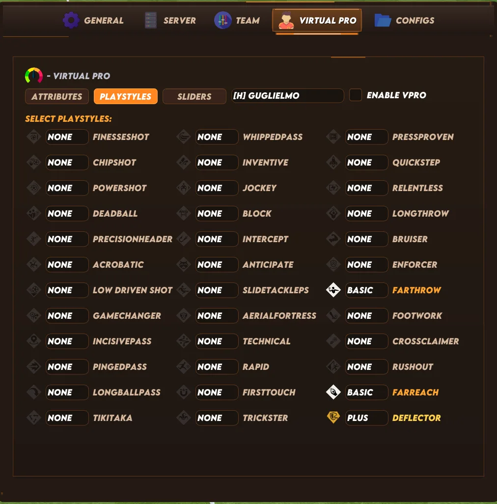 Fc 27 Premium Virtual Pro Menu